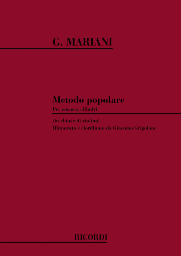 Giuseppe Mariani：Metodo Popolare
