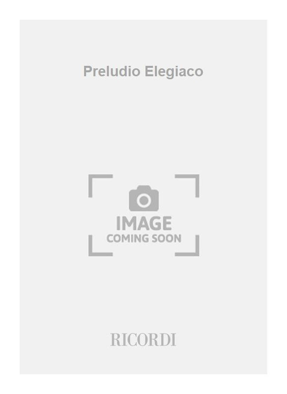 Bruno Bettinelli：Preludio Elegiaco