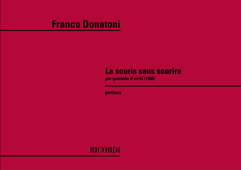Franco Donatoni：Souris Sans Sourire