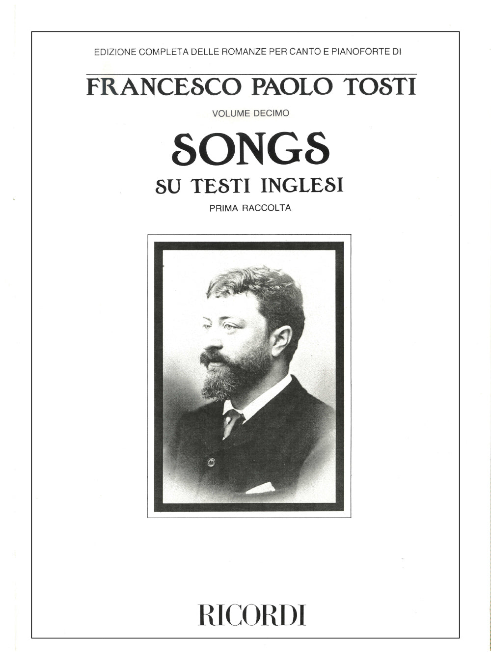 Francesco Paolo Tosti：Songs On English Texts -I