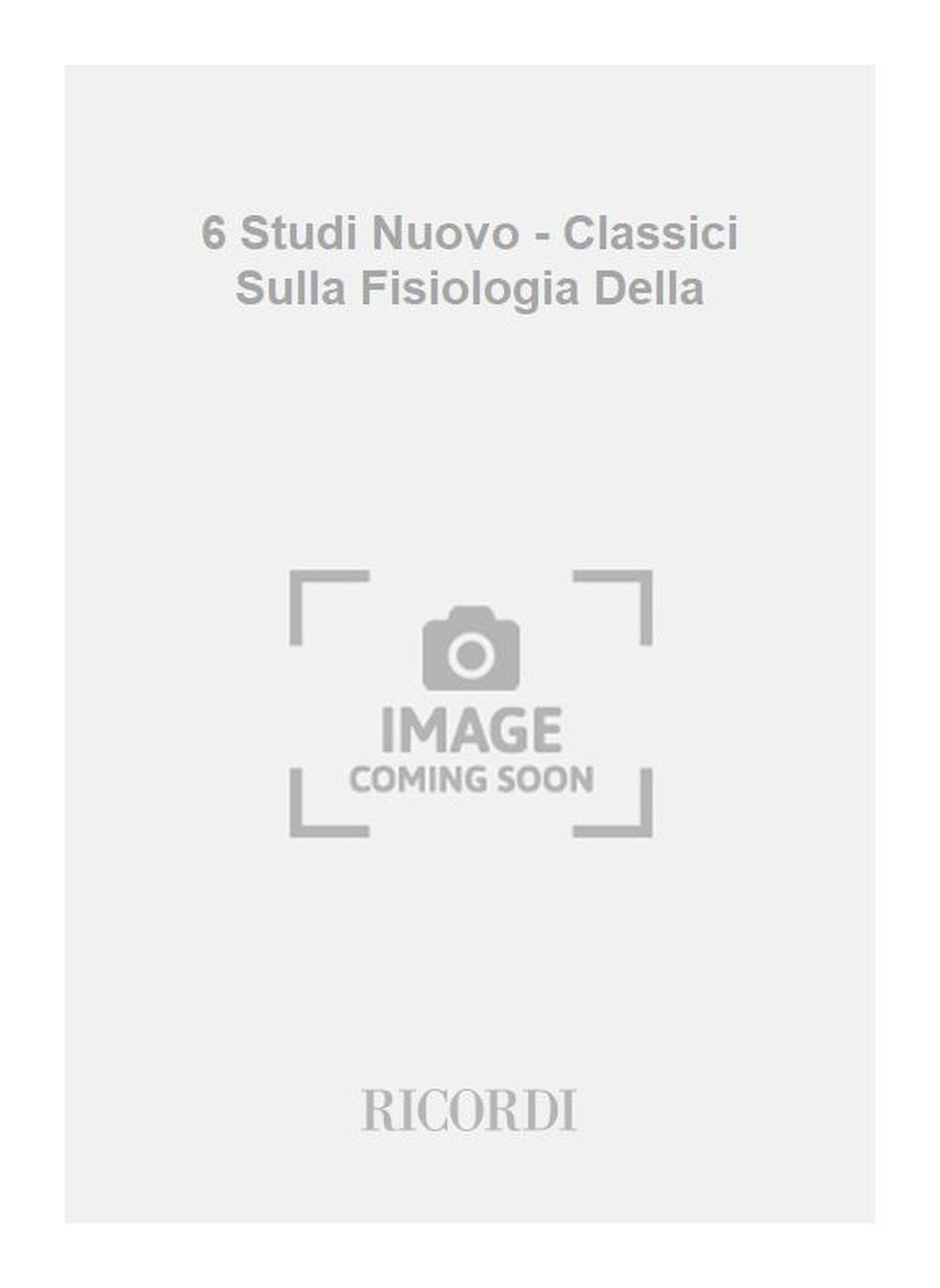 Marco di Bari：6 Studi Nuovo - Classici Sulla Fisiologia Della