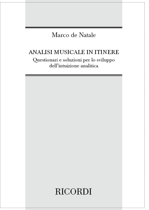 M. De Natale：Analisi Musicale In Itinere