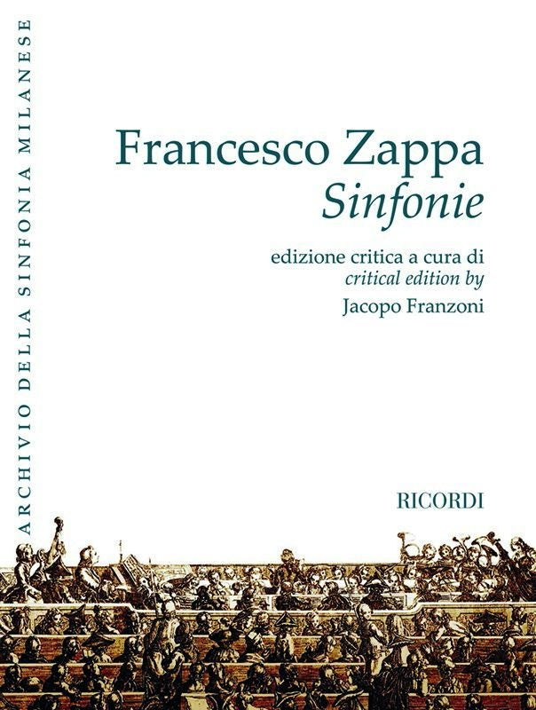 ザッパ：交響曲集：Ed. Critica J. Franzoni
