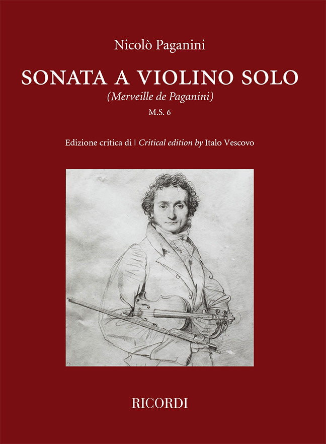 Niccolò Paganini：Sonata a violino solo