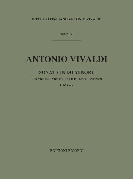 Antonio Vivaldi：Sonata in Do Min. Rv 83 per Violino, Cello e BC