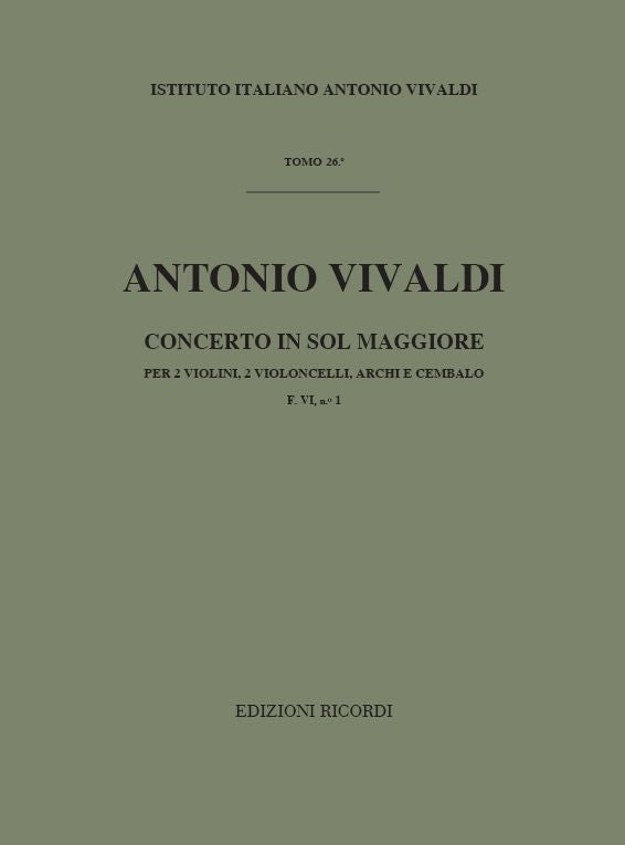 Antonio Vivaldi：Concerto In Sol RV 575