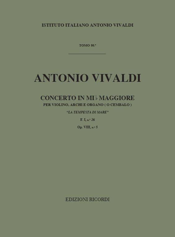 Antonio Vivaldi：Concerto E flat major op.8 no.5 RV253