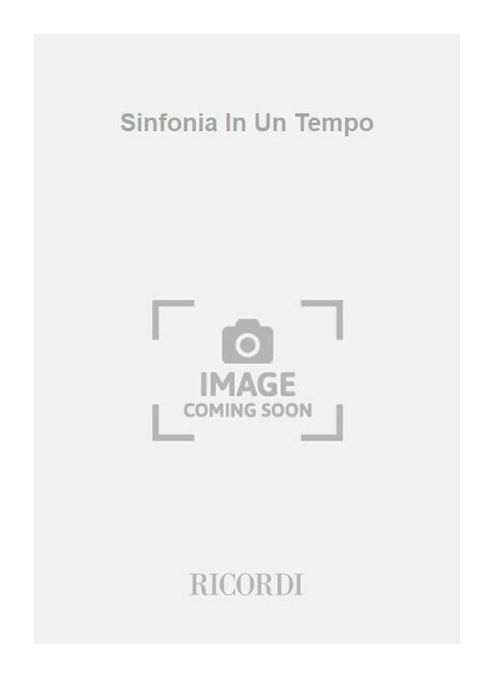 Gian Francesco Malipiero：Sinfonia In Un Tempo