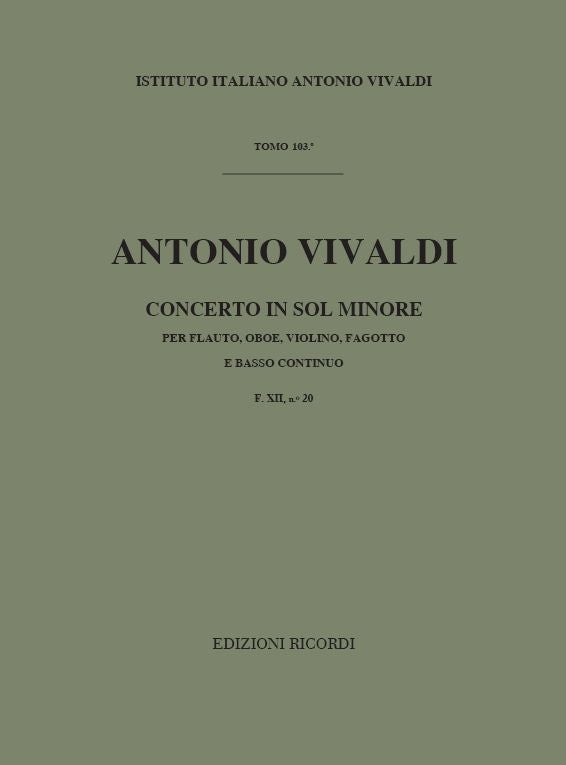 Antonio Vivaldi：Concerto in Sol Minore