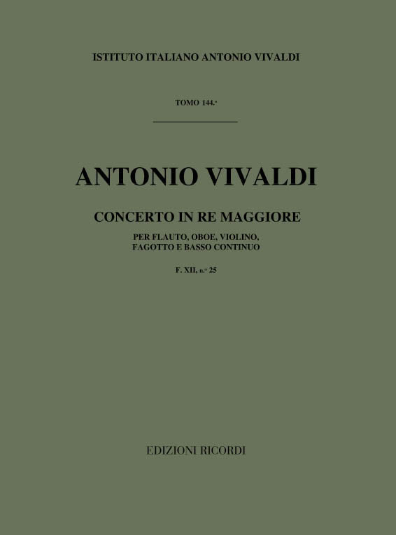Antonio Vivaldi：Concerto in Re Maggiore