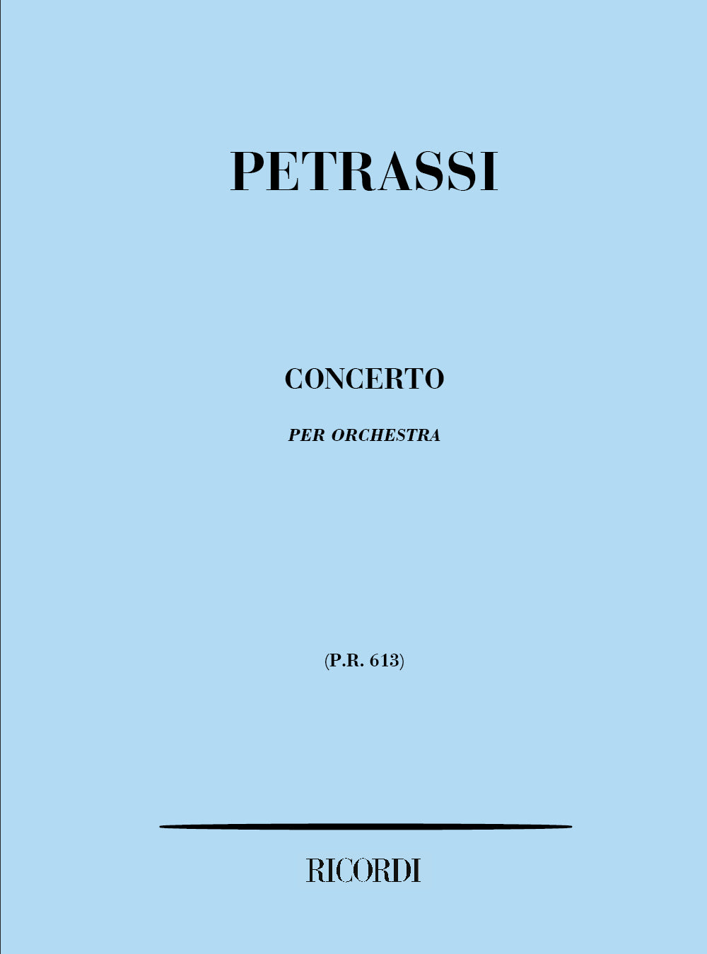 Goffredo Petrassi：Concerto