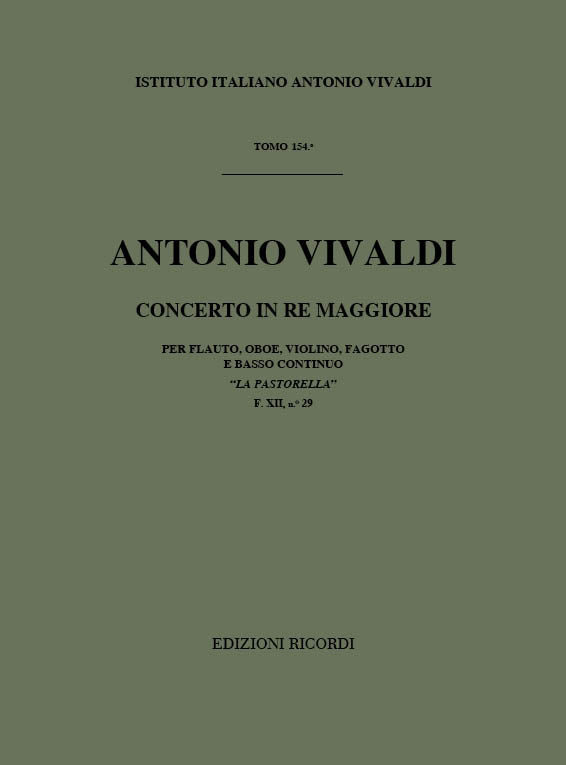 Antonio Vivaldi：Concerto in Re Maggiore 'La Pastorella'