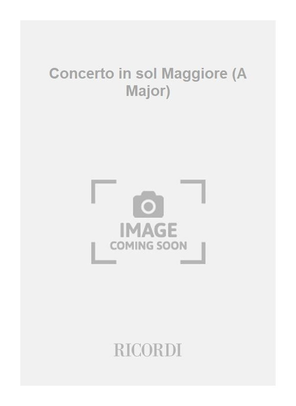 Antonio Vivaldi：Concerto in sol Maggiore (A Major)