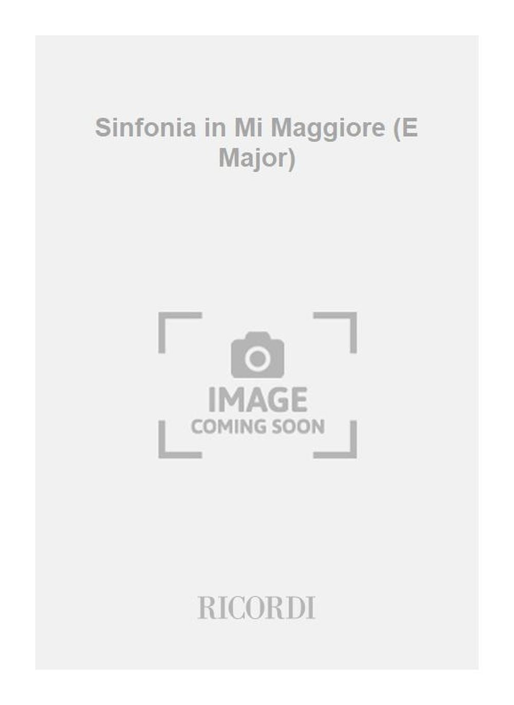 Antonio Vivaldi：Sinfonia in Mi Maggiore (E Major)