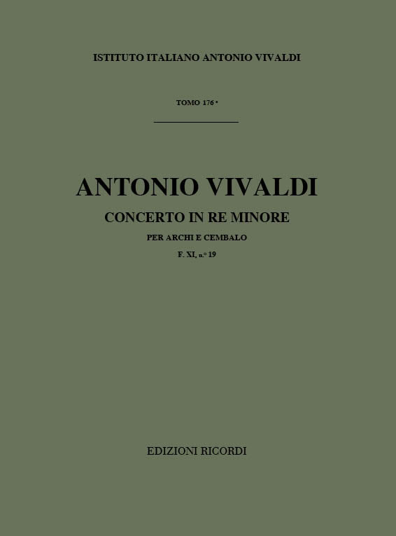 Antonio Vivaldi：Concerto Per Archi E B.C. In Re Min. Rv 127