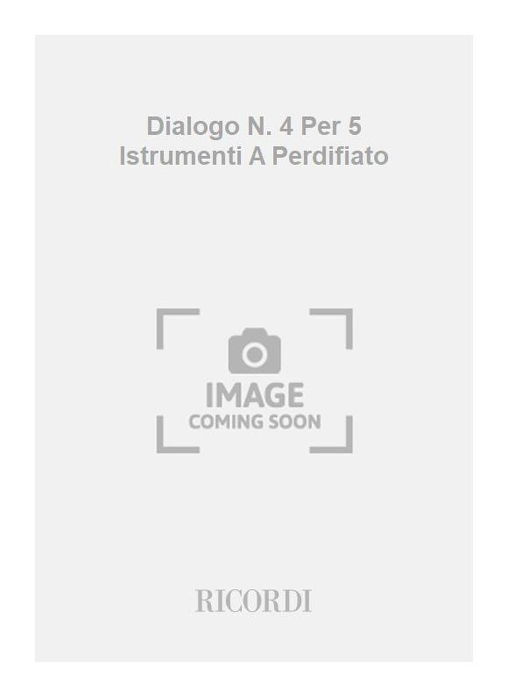 Gian Francesco Malipiero：Dialogo N. 4 Per 5 Istrumenti A Perdifiato