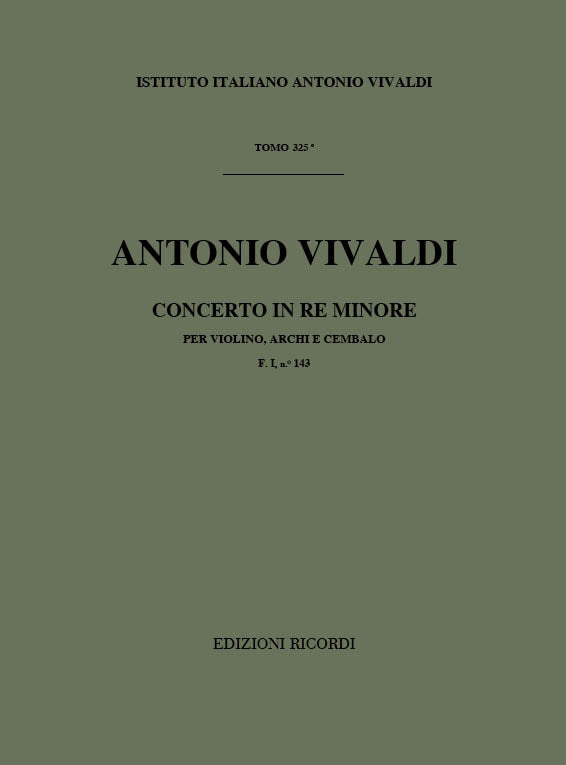 Antonio Vivaldi：Concerto in Re Minore (D minor) Rv 237