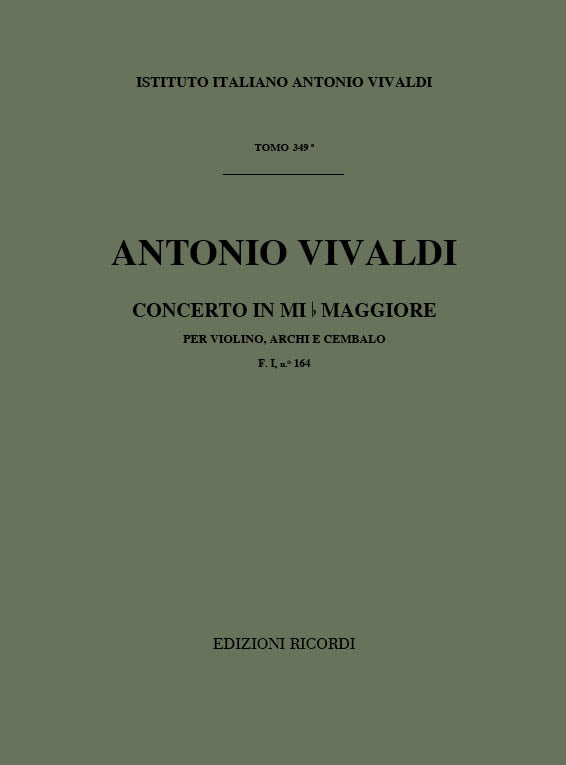 Antonio Vivaldi：Concerto in Mi b Maggiore (E flat Major) Rv 252
