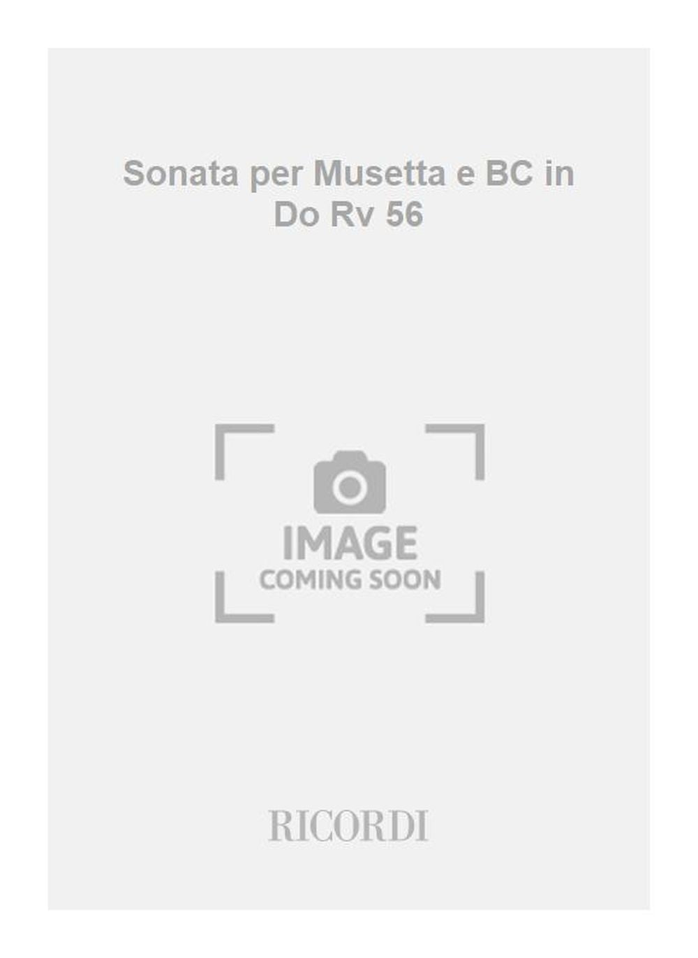 Antonio Vivaldi：Sonata per Musetta e BC in Do Rv 56