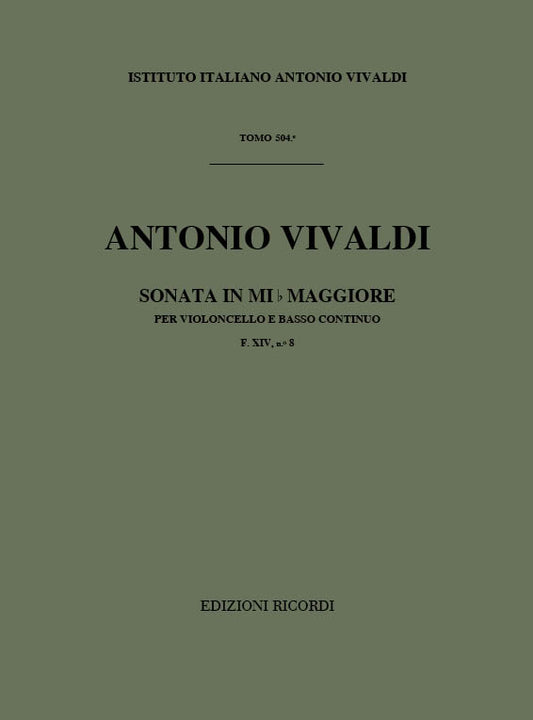 Antonio Vivaldi：Sonata per violoncello e Bc in Mi Bem. Rv 39