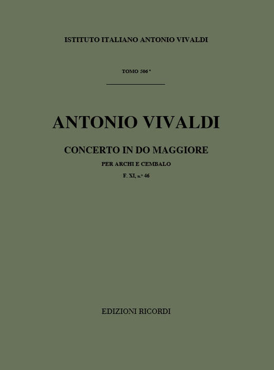 Antonio Vivaldi：Sinfonie Per Archi E B.C.: In Do Rv 116