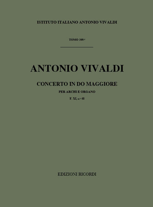 Antonio Vivaldi：Concerto Per Archi E B.C.: In Do Rv 113