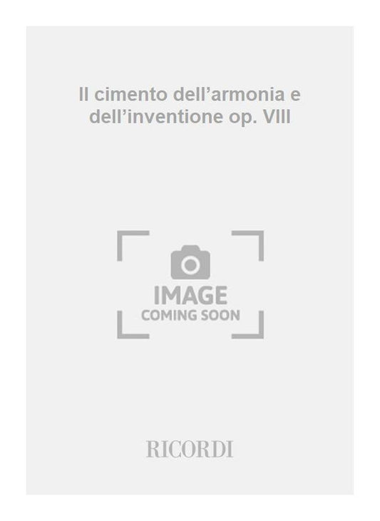 Antonio Vivaldi：Il cimento dell’armonia e dell’inventione op. VIII：第1巻（G.F.マリピエロ校訂）
