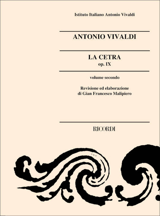 Antonio Vivaldi：La Cetra Vol.2 (Violin Concertos Op.9)