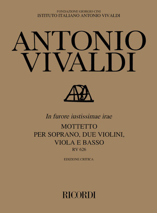 Antonio Vivaldi：In Furore Justissimae Irae Rv 626：P.エヴェレット批判校訂版 ソフトカバー