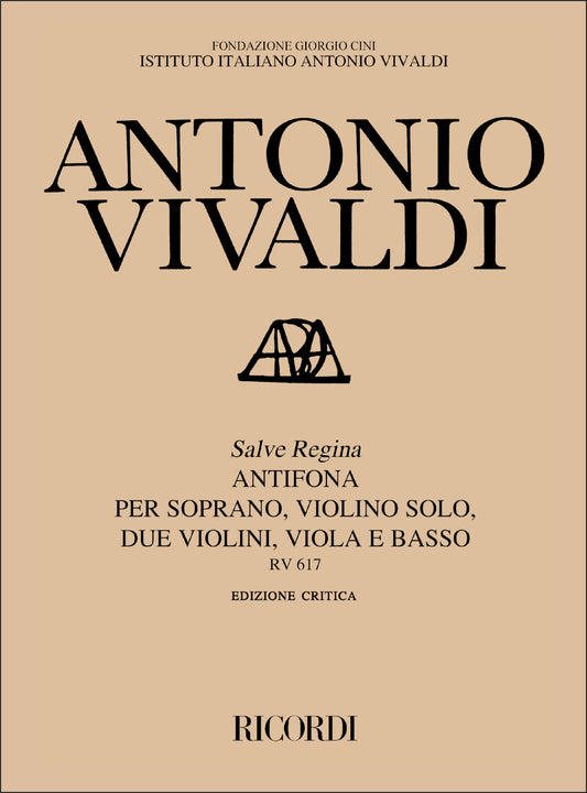 Antonio Vivaldi：Salve Regina Rv 617：批判校訂版 ソフトカバー
