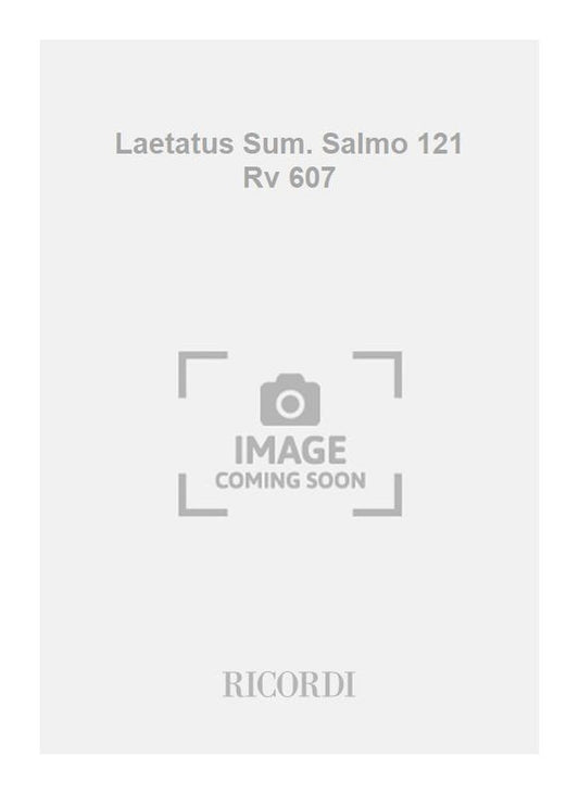 Antonio Vivaldi：Laetatus Sum. Salmo 121 Rv 607：批判校訂版 ソフトカバー