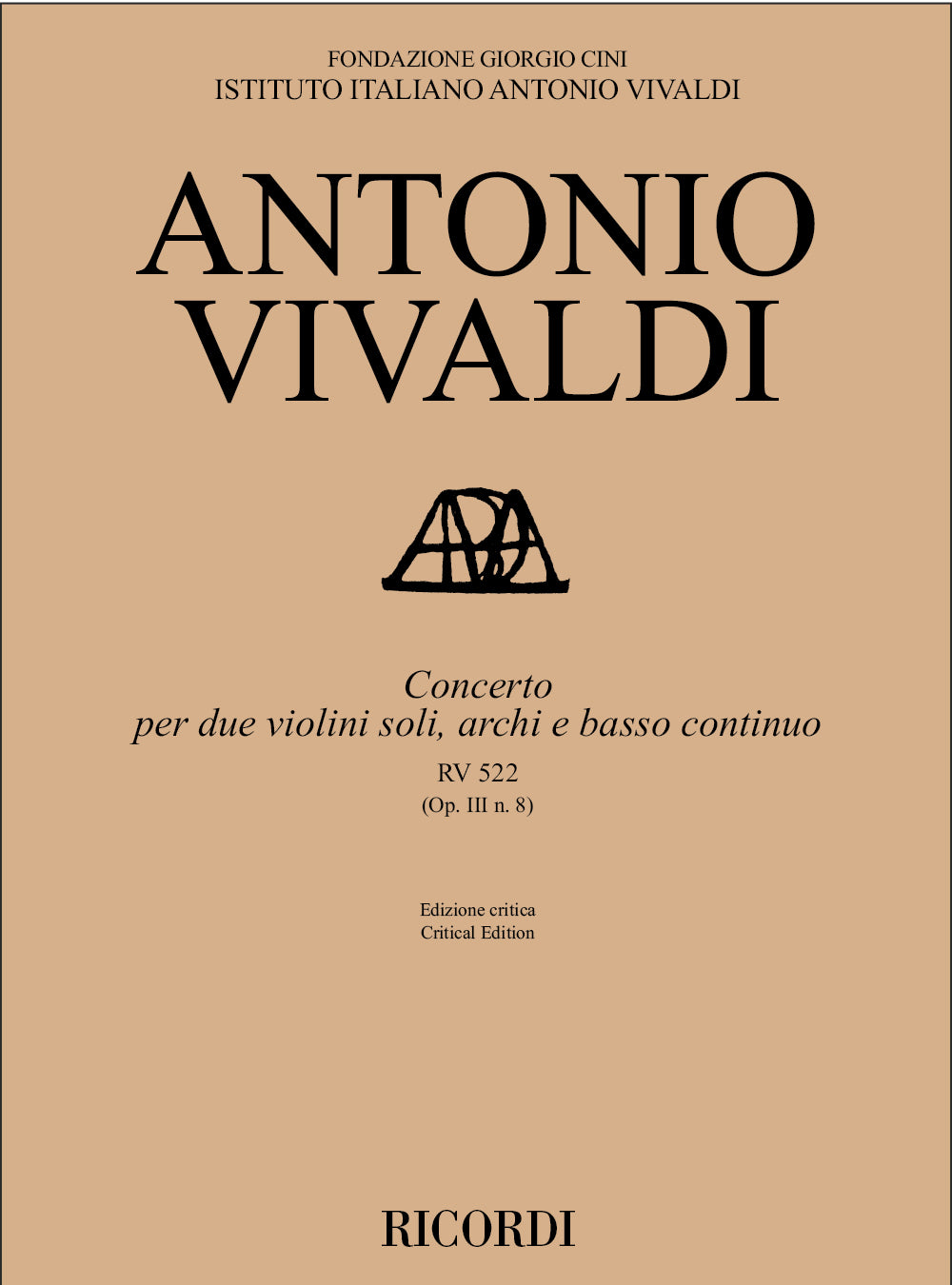 Antonio Vivaldi：Concerto VIII, RV 522 (OP. III, N. 8)
