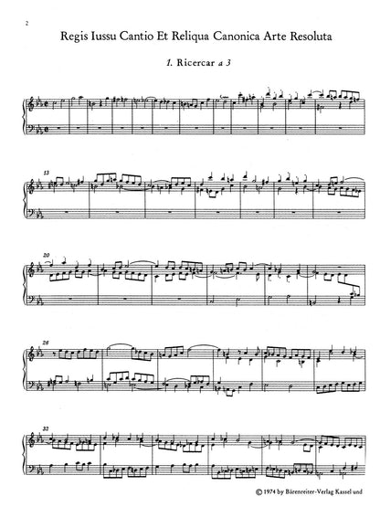 スコア／バッハ：音楽の捧げもの BWV 1079