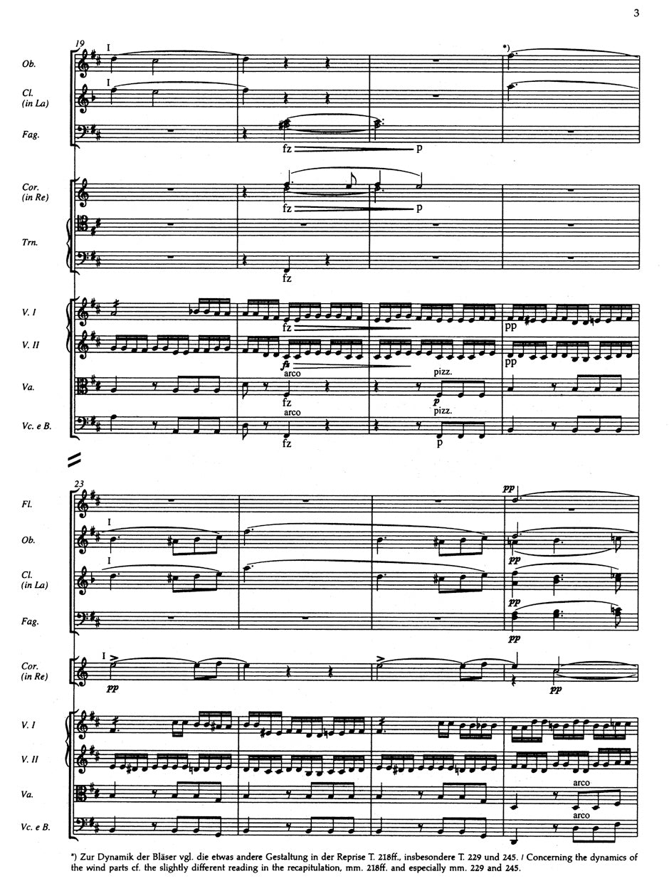スコア／モーツァルト：交響曲 第40番 ト短調 KV 550 第2稿 – BREMEN