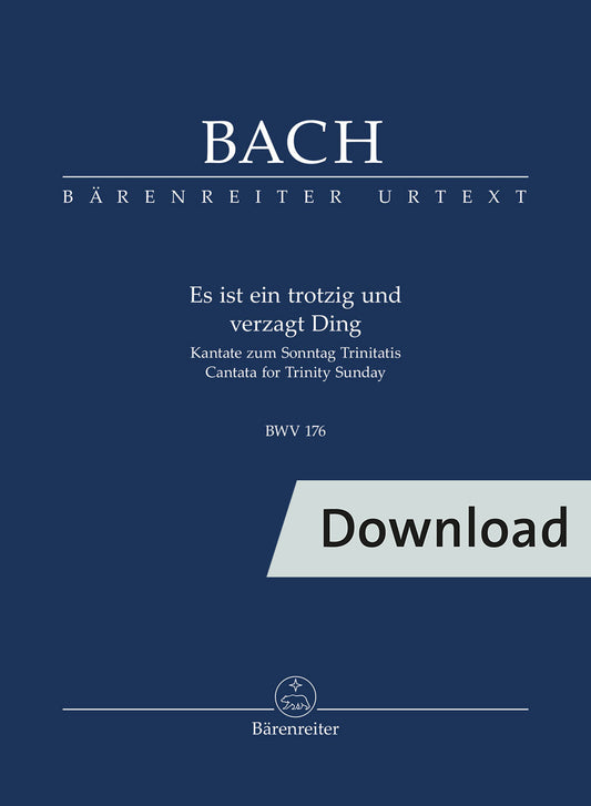 バッハ：人の心は頑なで臆病なもの BWV176(原典版)【デジタル版】