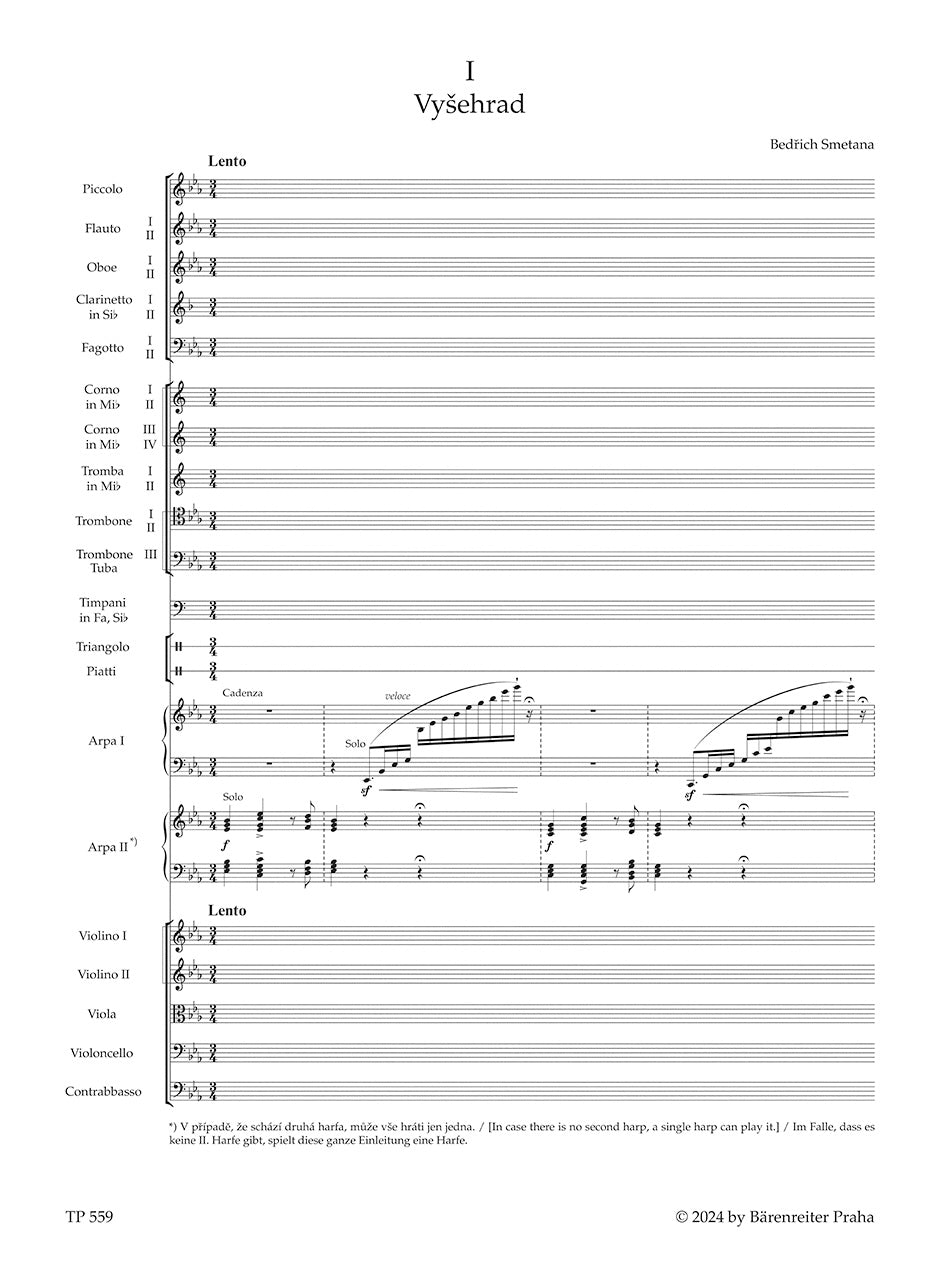 スコア／スメタナ：連作交響詩 「わが祖国」 全曲 – BREMEN MUSIC SHOP