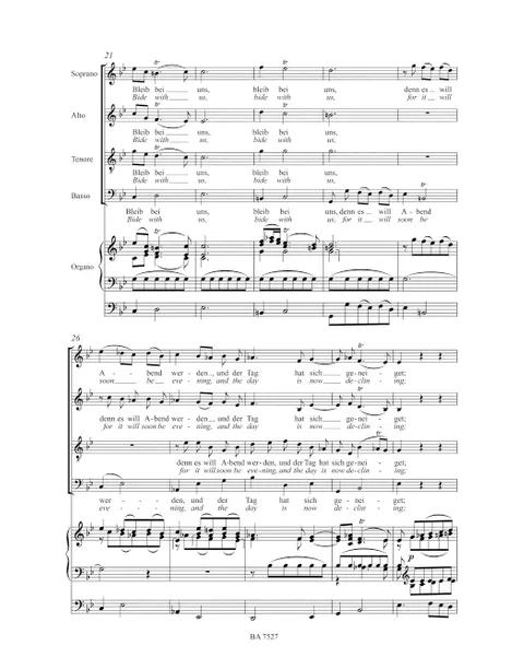 合唱／バッハ：カンタータからの祝祭合唱曲集（合唱・オルガン編）