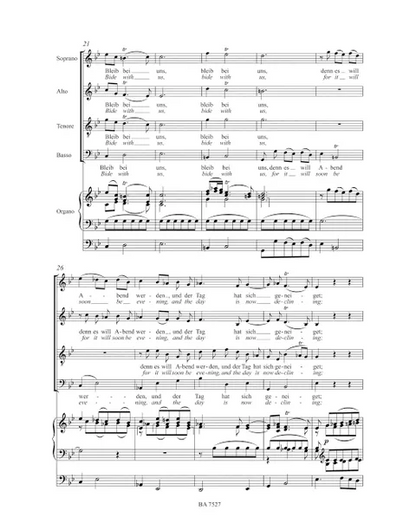 合唱／バッハ：カンタータからの祝祭合唱曲集（合唱・オルガン編）