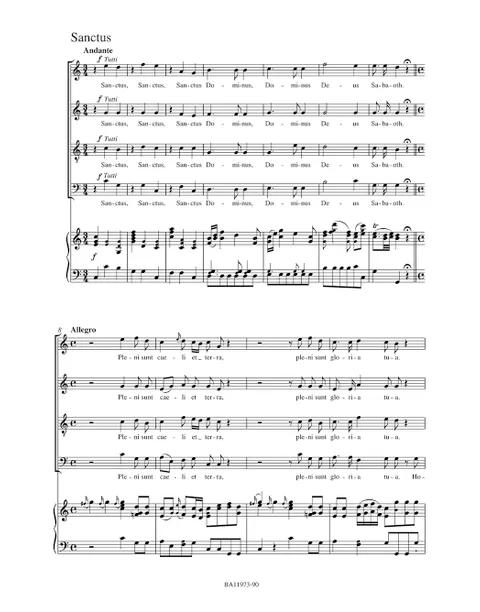 モーツァルト：ミサ曲 ハ長調 K.220（196b）「雀のミサ」